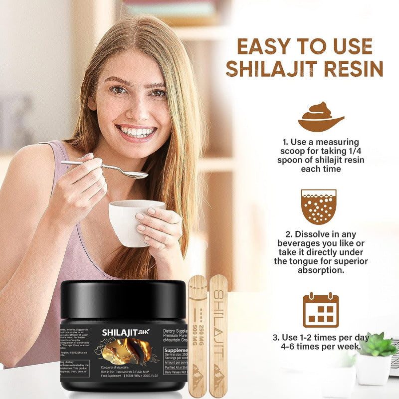 100% Pure Natural Shilajit Extract Liquid Himalayan Shilajit Resin