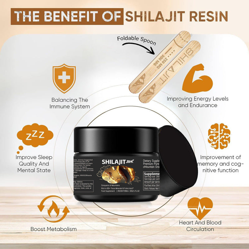 100% Pure Natural Shilajit Extract Liquid Himalayan Shilajit Resin