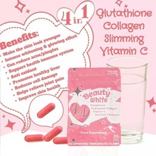 Beauty White Capsule 4 in 1 Glutathione Collagen Capsules 30 capsules
