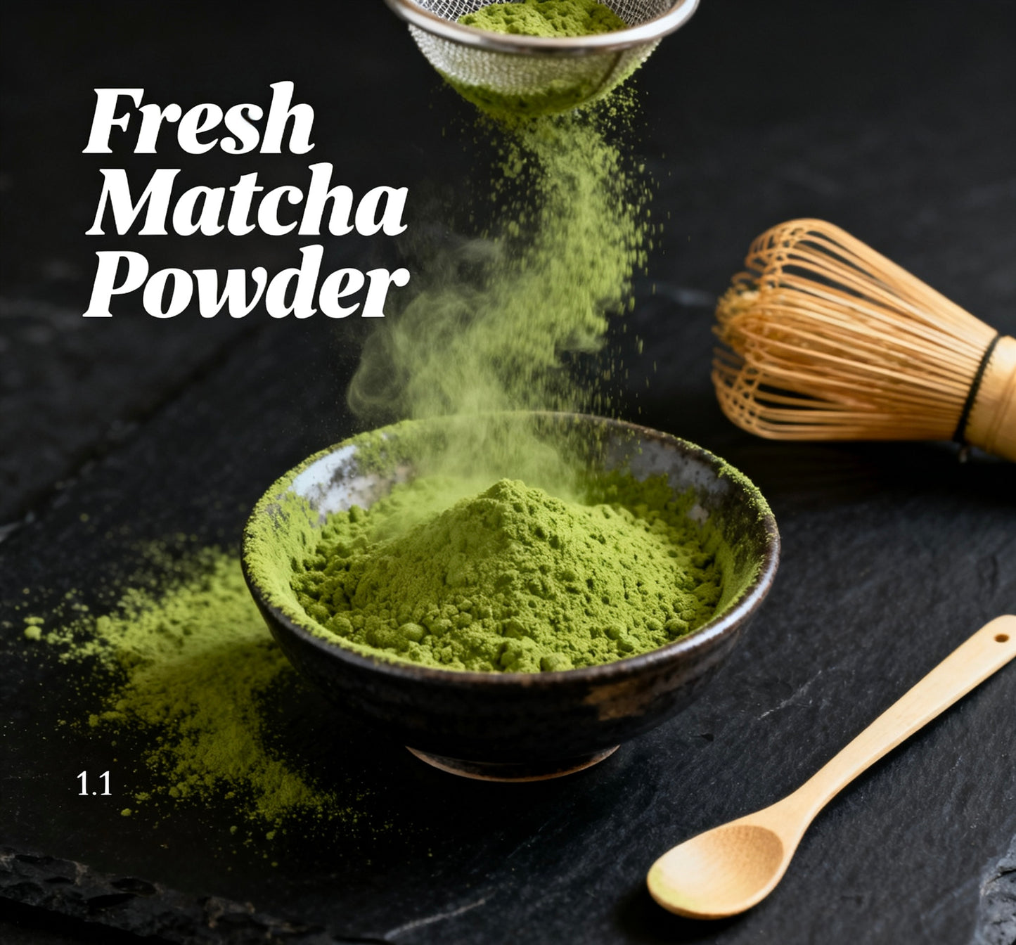 Pure Ceremonial Matcha Green Tea Powder A-6A grade