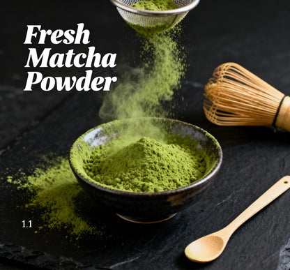 Pure Ceremonial Matcha Green Tea Powder A-6A grade