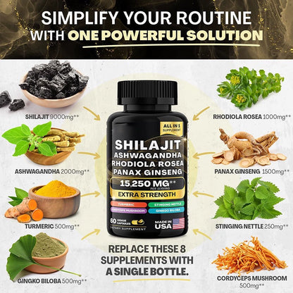 Seamoss capsules and Shilajit Capsules