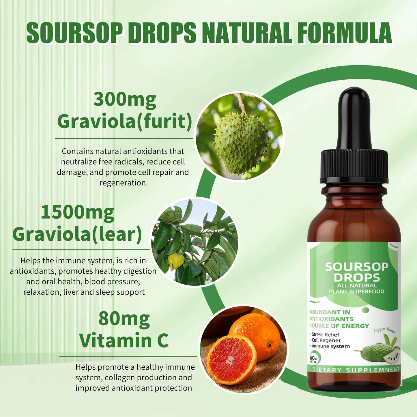 Soursop drops