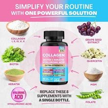 Collagen Capsules Biotin Protein VC 60 Capsules