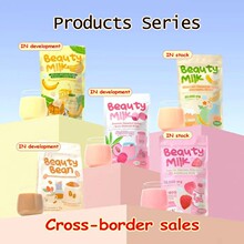 Beauty Milk Powder Strawberry Powder Melon Matcha Milkshake 180g
