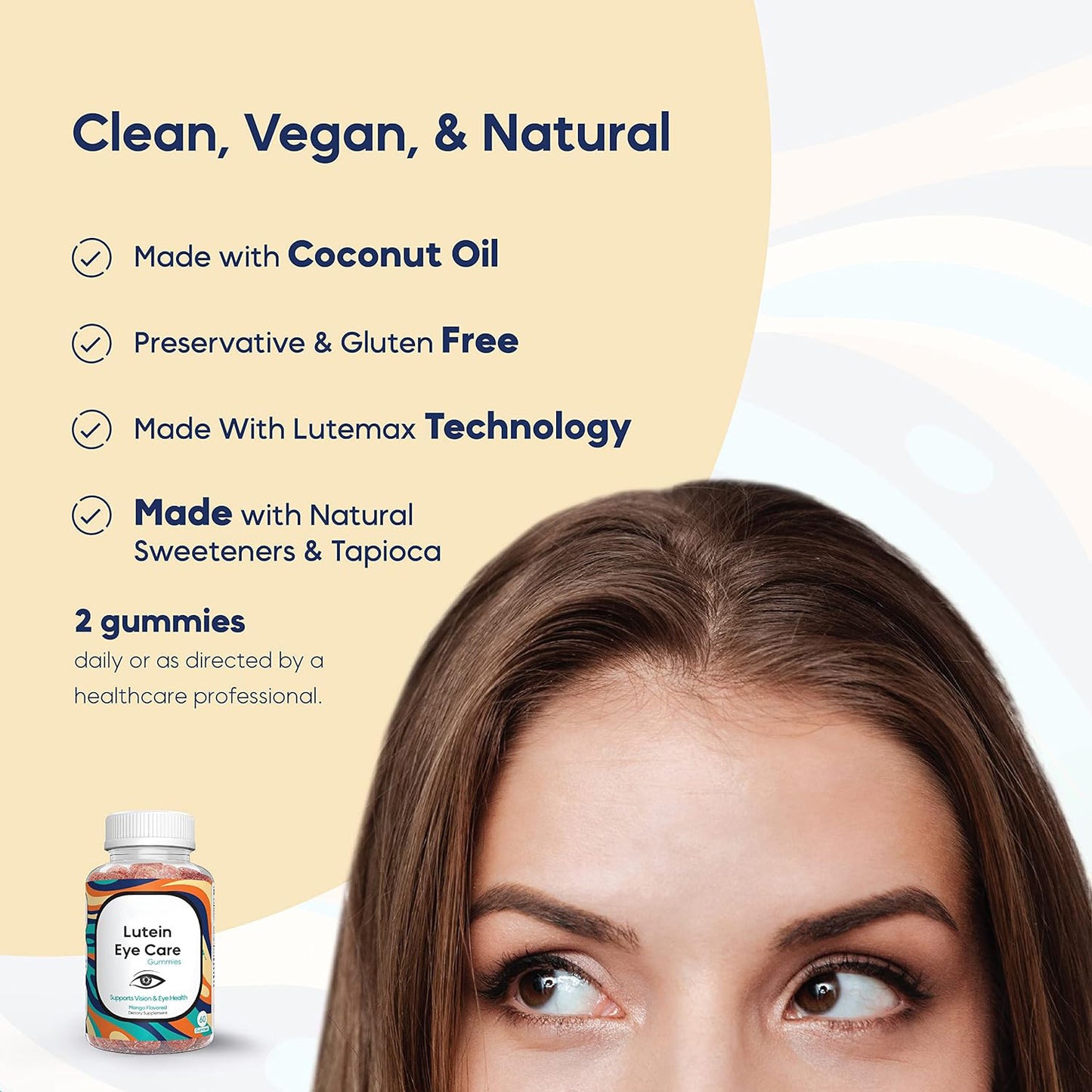 Lutein eye care gummies