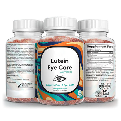 Lutein eye care gummies