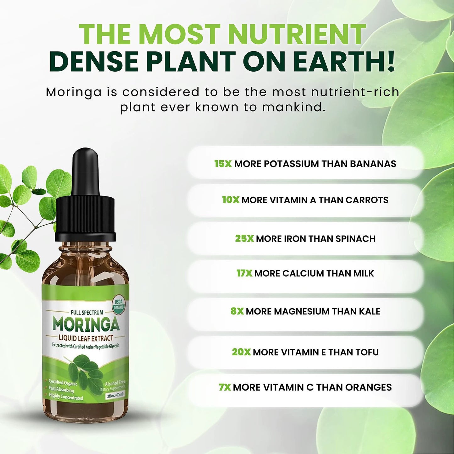 Moringa powder drops 60ml