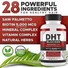 DHT Blocker 60 capsules-Biotin Saw Palmetto Hair Growth