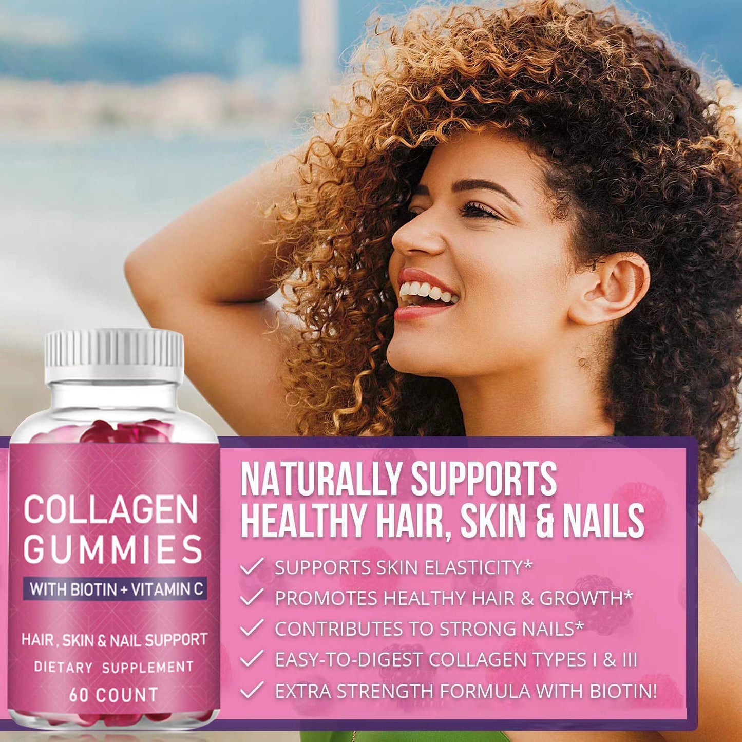 Natural nutrition Collagen gummies