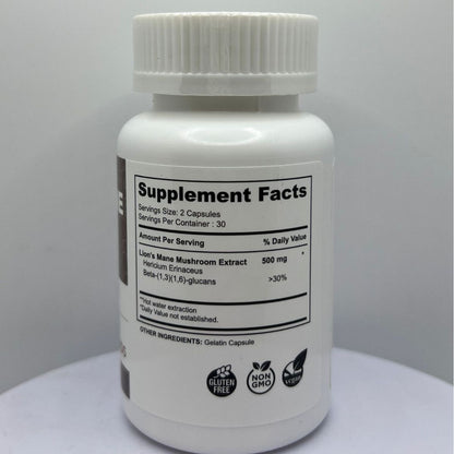 Health supplements lion's mane capsules lion's mane nutrition
